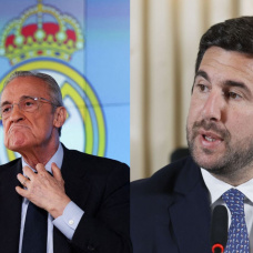 Florentino Pérez y Enrique Riquelme, candidatos a la presidencia del Real Madrid