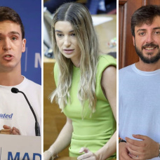 Ignacio Dancausa, Candela Anglés y Antonio Landáburu