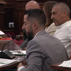 Mario Ortolá (Vox), en el pleno de este jueves.