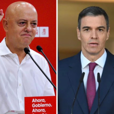 Odón Elorza y Pedro Sánchez