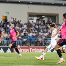 El segundo gol del Castilla llegó en un disparo de derecha de César Palacios.