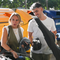 Rocío Flores y Manuel Bedmar, el pasado octubre en Málaga.