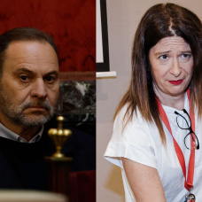 José Luis Ábalos y Leire Díez
