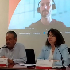 Acto de presentación del libro de Andrés Pedreño