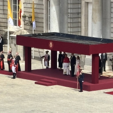 El Papa, en el Palacio Real de Madrid