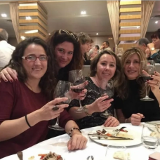 Leire Díez cenando con Begoña Gómez