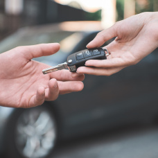 Una llave de coche