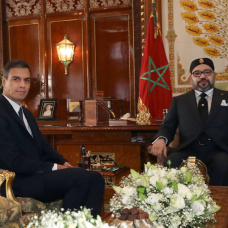 Pedro Sánchez y Mohamed VI en Marruecos