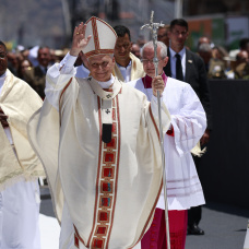 El Papa León XIV preside la celebración de la Santa Misa multitudinaria, en Santa Cruz de Tenerife.