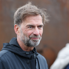 MORRISTOWN, NEW JERSEY - APRIL 22: Jurgen Klopp, Red Bull Head of Global Soccer, looks on during the official opening of New York Red Bulls new training facilities on April 22, 2026 in Morristown, New Jersey. RWJBarnabas Health Red Bulls Performance Center will host team Brazil's main training camp during the upcoming FIFA World Cup. (Photo by Dustin Satloff/Getty Images)