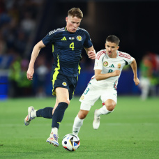 Scott McTominay, en un partido con Escocia.
