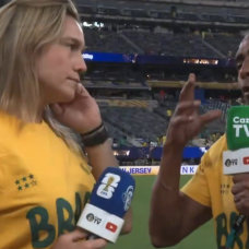 Romario, en la entrevista tras el Brasil - Marruecos.