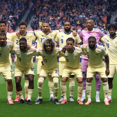 Imagen de los futbolistas de Curazao.