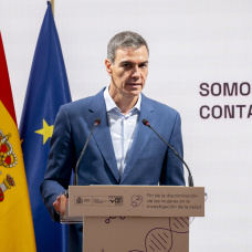 El presidente del Gobierno, Pedro Sánchez, interviene durante la presentación del programa ‘Somos. Contamos: fin de la discriminación de las mujeres en la investigación de la salud’, a 15 de junio de 2026, en Madrid (España). El programa busca reducir la brecha histórica en investigación en salud de las mujeres para mejorar el diagnóstico y los tratamientos.

Alberto Ortega / Europa Press
15/6/2026