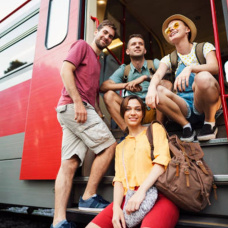 Viajar en tren en verano