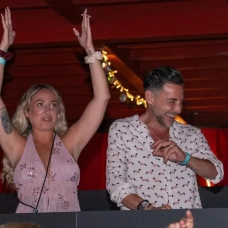 Rocío y Antonio David Flores en el concierto de Niña Pastori.