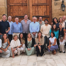 Equipo directivo de MACARFI durante el encuentro