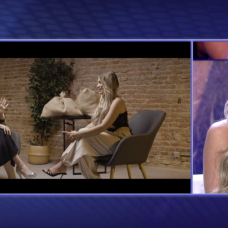 Claudia Chacón en el plato de ¡De Viernes!