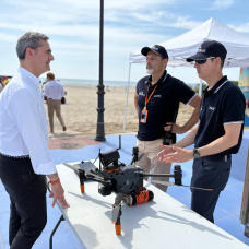 El Ayuntamiento de Castellón de la Plana ha activado el nuevo dron de socorrismo
