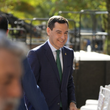 El presidente de la Junta de Andalucía, Juanma Moreno