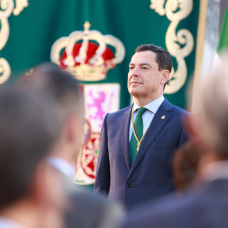 El presidente de la Junta de Andalucía, Juanma Moreno