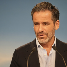 Borja Sémper en la rueda de prensa en Génova tras la reunión del Comité de Dirección del Partido Popular