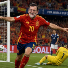 Uno de los memes sobre Rajoy tras ganar España a Francia