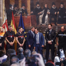 (Foto de ARCHIVO)
El expresident de la Generalitat, Carlos Mazón, en la última entrega de los Premios 9  d'Octubre  de 2024