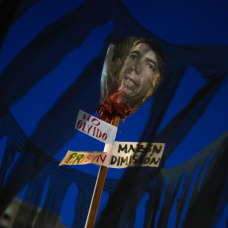 (Foto de ARCHIVO) Manifestación contra Mazón