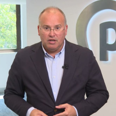 Miguel Tellado contesta a Pedro Sánchez a través de un vídeo remitido a medios.