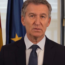 El presidente del PP, Alberto Núñez Feijóo