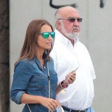 Paula Echevarría con su padre Luis.