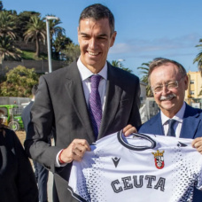 Pedro Sánchez en una visita pasada a Ceuta