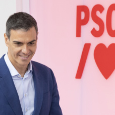 El presidente Pedro Sánchez, en una reunión de la Ejecutiva del PSOE