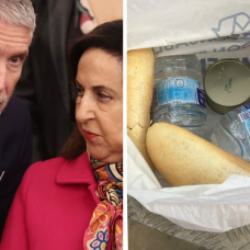 Fernando Grande-Marlaska, Margarita Robles y la comida que dan en Ceuta