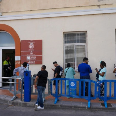 Inmigrantes para regularizar su situación.