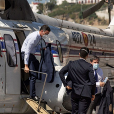 Pedro Sánchez en Ceuta, 2021