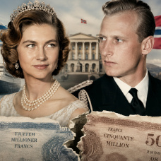 Sofía de Grecia y Harald en su juventud.
