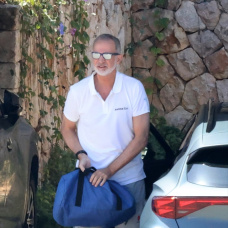 El Rey Felipe en Porto Pi,  el 3 de agosto en Palma de Mallorca.