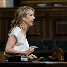 La diputada del PP Cayetana Álvarez de Toledo interviene en el Congreso