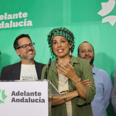 La coportavoz de Adelante Andalucía, Teresa Rodríguez.