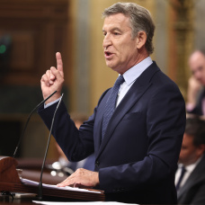 El presidente del Partido Popular, Alberto Núñez Feijóo