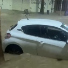 Calle inundada en Torrent