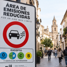 Cartel de zona de emisiones reducidas.