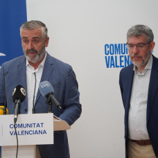 El Secretario General del PPCV, Carlos Gil, en Valenica
