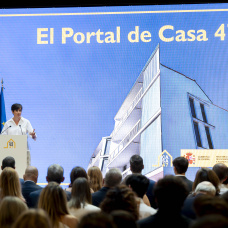 La ministra de vivienda, Isabel Rodríguez, clausura el acto ‘Más vivienda pública, más vivienda asequible’, a 7 de septiembre de 2026, en Madrid (España).
Alberto Ortega / Europa Press
07/9/2026