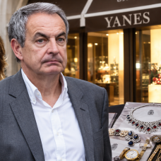 José luis Rodriguez Zapatero y Begoña Gomez