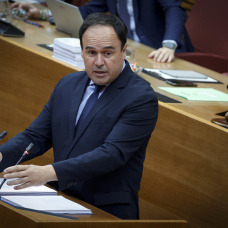 Perez Llorca durante el Debate de Política General de la Comunidad Valenciana