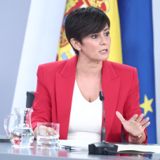 La ministra de Vivienda y Agenda Urbana, Isabel Rodríguez, durante la rueda de prensa posterior al Consejo de Ministros, a 29 de septiembre de 2026, en Madrid.
Eduardo Parra / Europa Press
29/9/2026