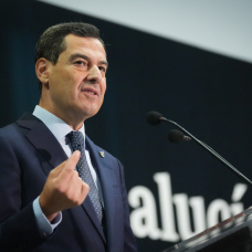 El presidente de la Junta de Andalucía, Juanma Moreno.